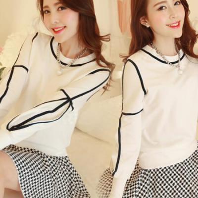 秋季新品韩版OL修身大码双排扣花边领女士风衣外套