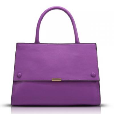 女包时尚机车包手提包简单贵气品牌牛皮定型包贝壳包