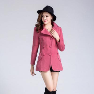 冬季女装外套毛呢外套女装批发大码女装欧洲站韩国外套韩版