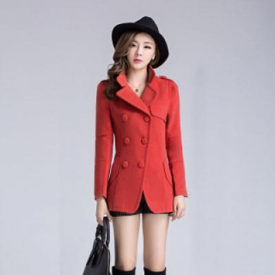 冬季女装外套毛呢外套女装批发大码女装欧洲站韩国外套韩版