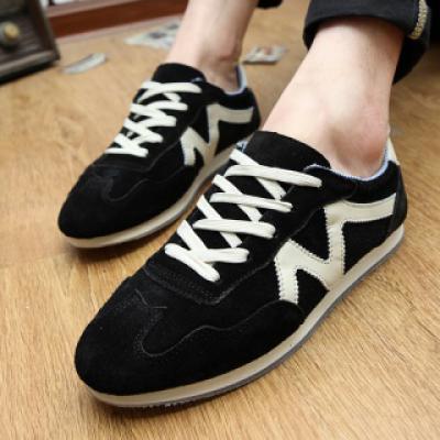 秋季新款 男士布面休闲鞋男鞋透气鞋时尚潮流帆布鞋韩版板鞋子男